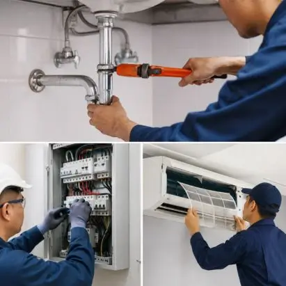 plumbing electrical and ac maintenance