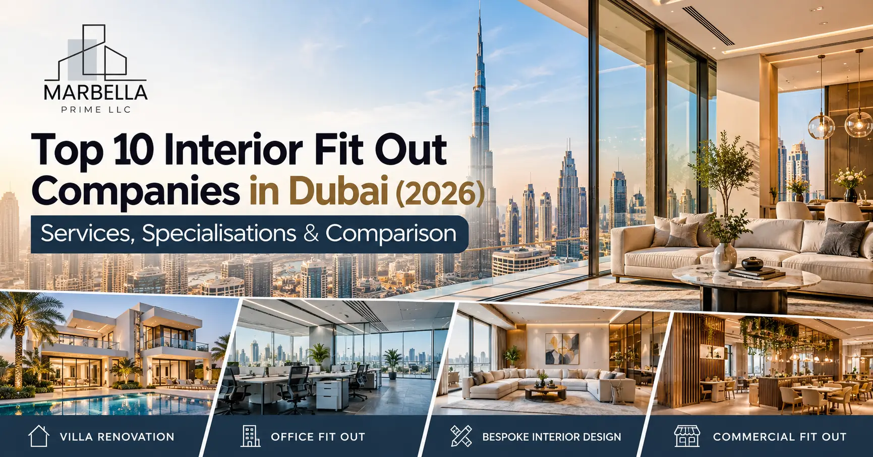 Top 10 Interior Fit Out Companies in Dubai (2026): Services, Specialisations & Comparison